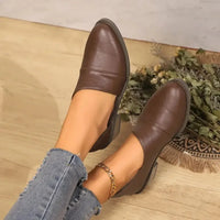 Point Toe Block Heels Pumps - Update AvenueTrendsi100600853802538100600853802538Point Toe Block Heels PumpsBrown