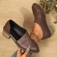 Point Toe Block Heels Pumps - Update AvenueTrendsi100600853802538100600853802538Point Toe Block Heels PumpsBrown