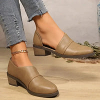 Point Toe Block Heels Pumps - Update AvenueTrendsi100600853809988100600853809988Point Toe Block Heels PumpsKhaki