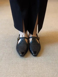 Point Toe Buckle Slip - Ons - Update AvenueTrendsi100600654233847100600654233847Point Toe Buckle Slip - OnsBlack