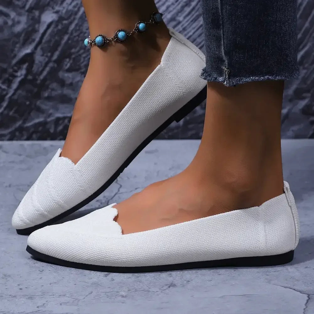 Point Toe Flat Slip-Ons