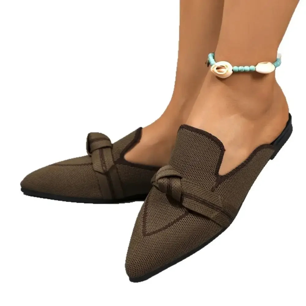 Point Toe Flat Slip-Ons