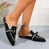 Point Toe Flat Slip-Ons