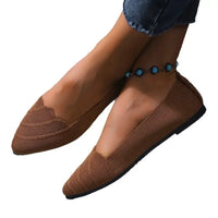 Point Toe Flat Slip-Ons