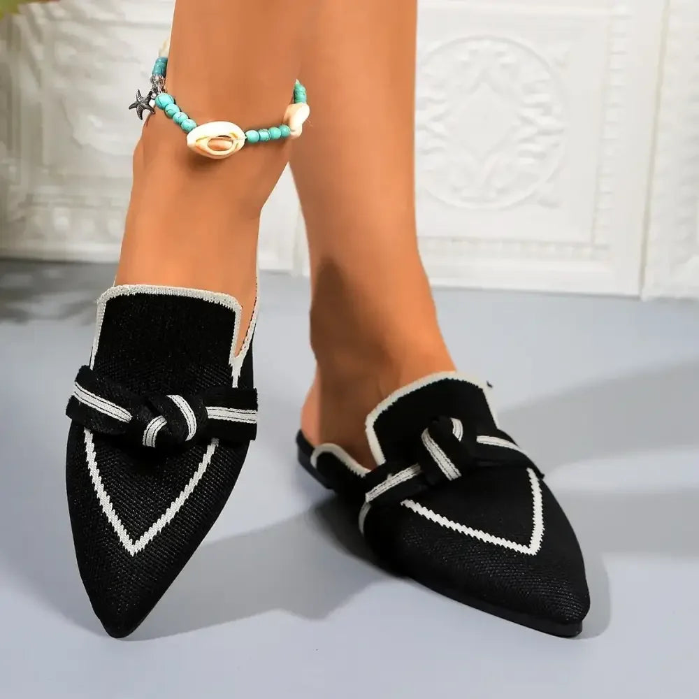 Point Toe Flat Slip-Ons
