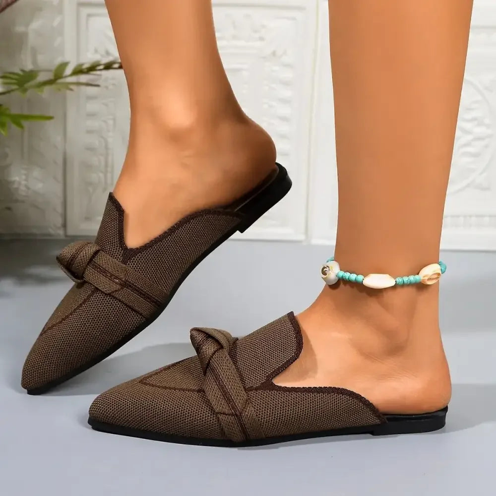 Point Toe Flat Slip-Ons