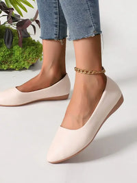 Point Toe Flat Slip-Ons