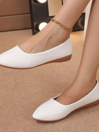 Point Toe Flat Slip-Ons