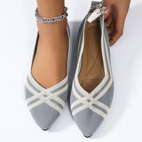 Point Toe Flats Slip-Ons