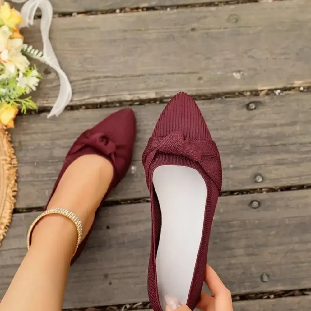 Point Toe Flats Slip-Ons