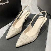 Point Toe Kitten Heel Slingback Pumps - Update AvenueTrendsi100600440701990100600440701990Point Toe Kitten Heel Slingback PumpsBeige