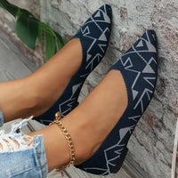 Point Toe Mesh Flat Slip-Ons