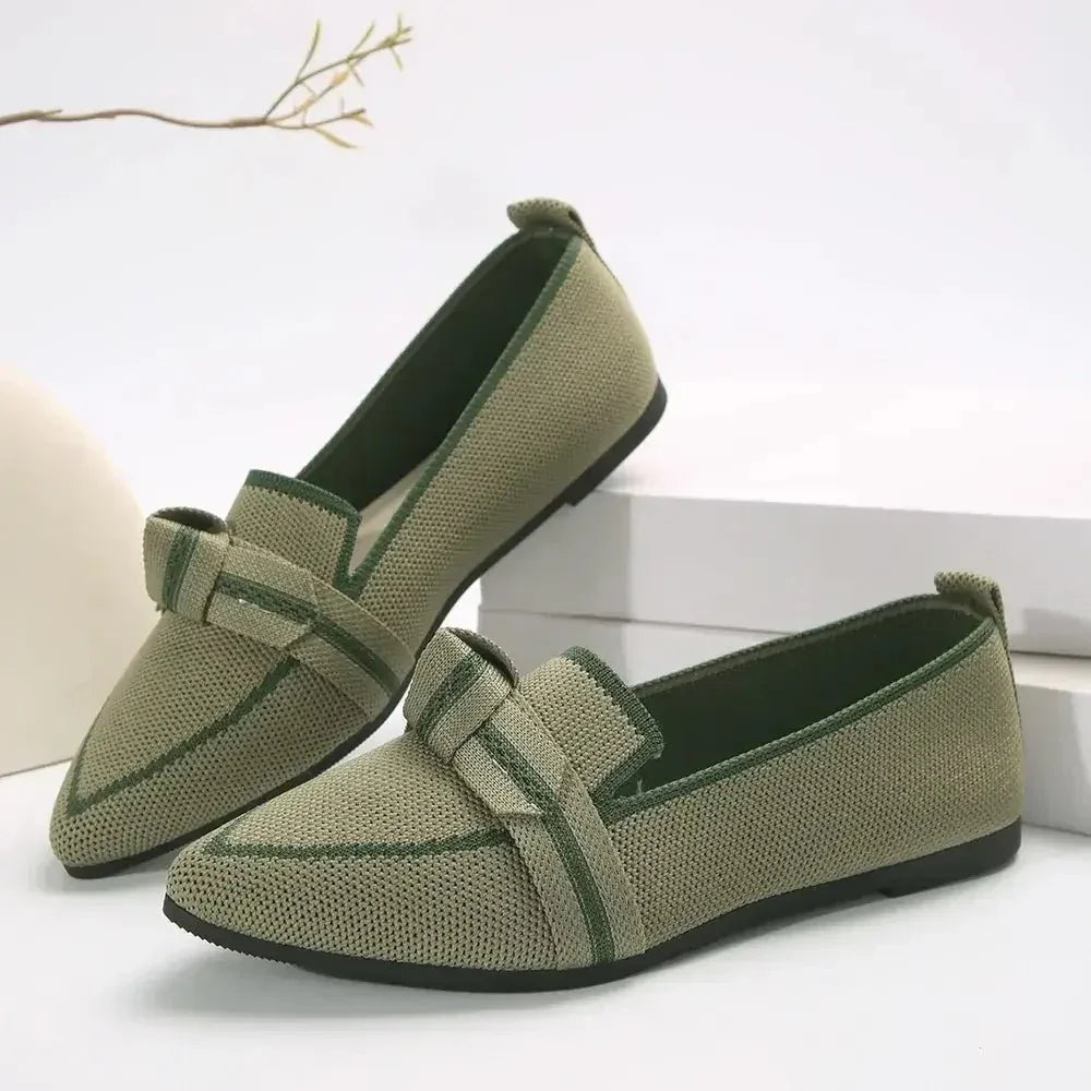 Point Toe Mesh Flat Slip - Ons - Update AvenueTrendsi100600406011749100600406011749Point Toe Mesh Flat Slip - OnsOlive