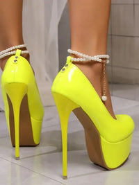 Point Toe Platform Stilettos Pumps