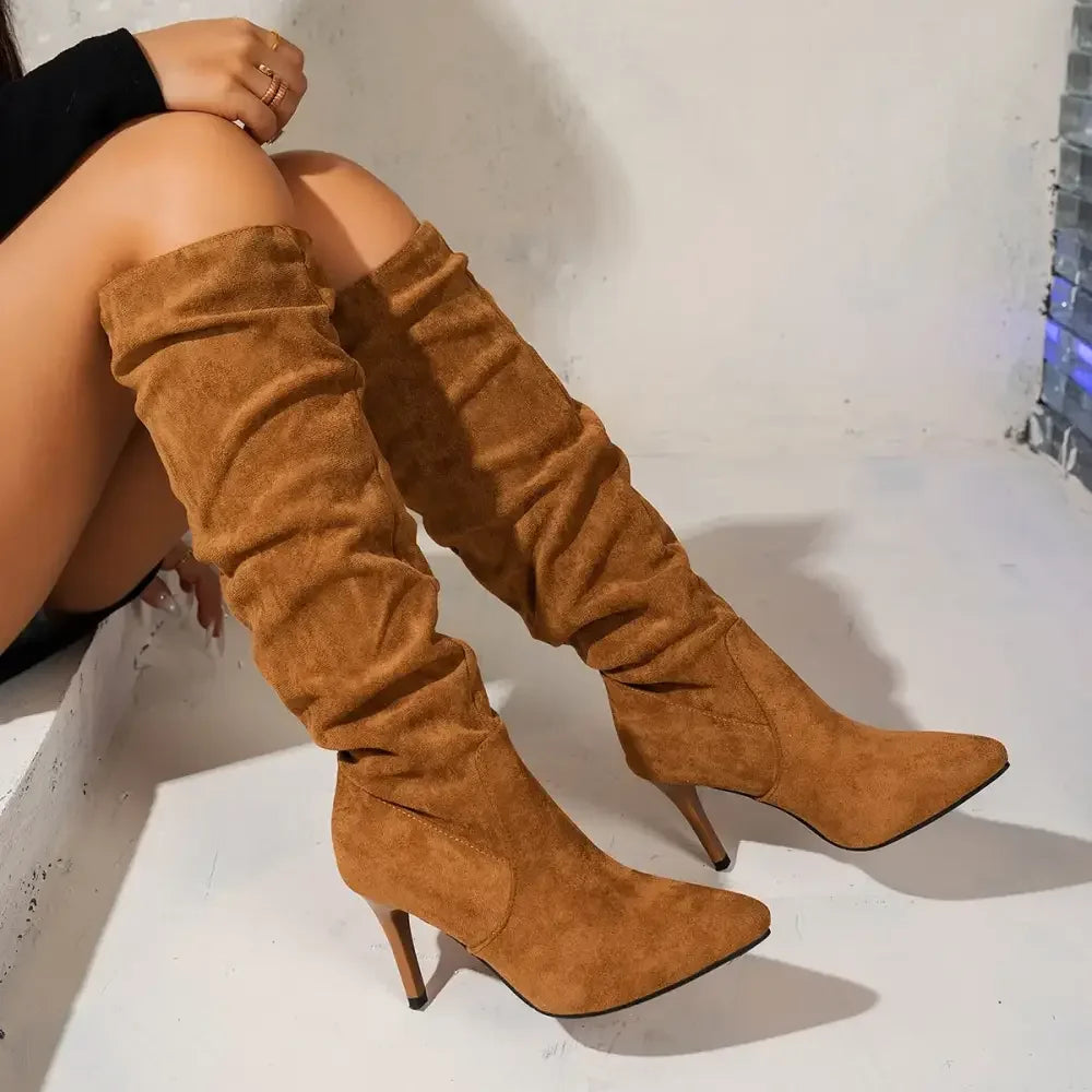 Point Toe Stiletto Boots
