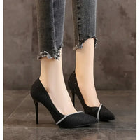Point Toe Stiletto Pumps