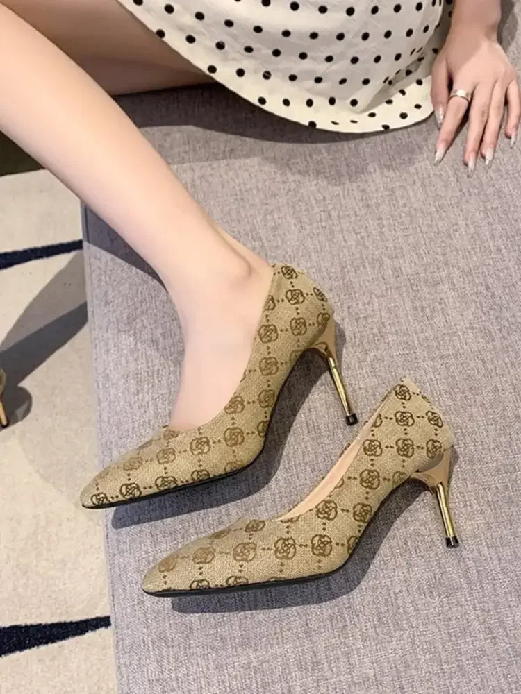 Point Toe Stiletto Pumps