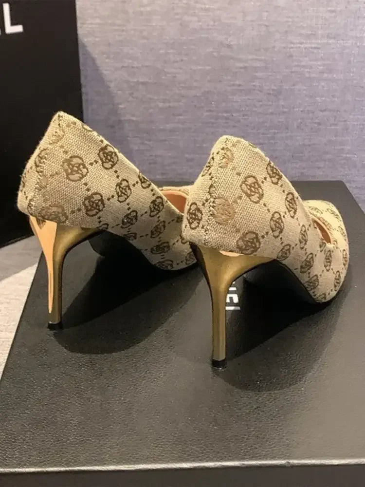 Point Toe Stiletto Pumps