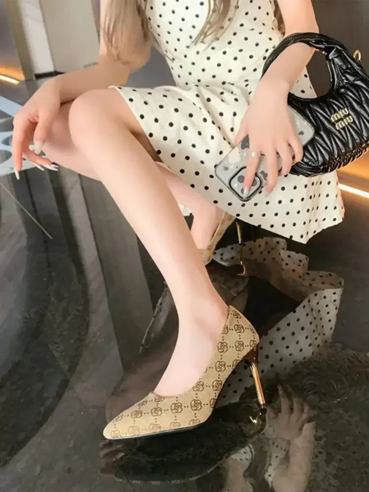 Point Toe Stiletto Pumps