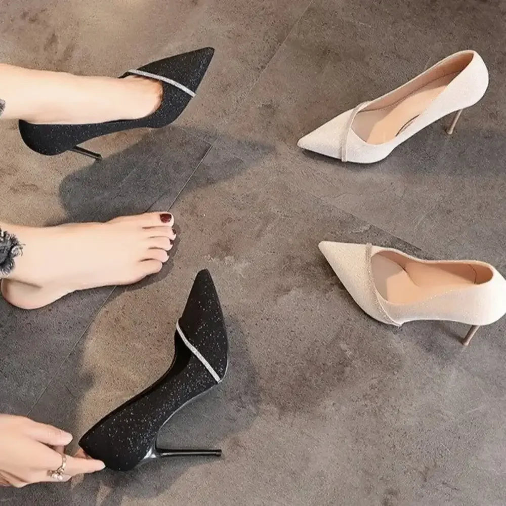 Point Toe Stiletto Pumps