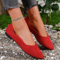 Pointed Toe Slip-Ons