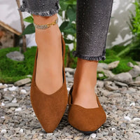 Pointed Toe Slip-Ons
