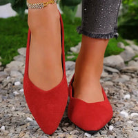 Pointed Toe Slip-Ons