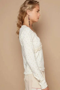 POL Floral V - Neck Long Sleeve T-Shirt - Update AvenueT-ShirtsTrendsi100100783711451100100783711451a5196fd0 - ca2b - 4f96 - ab51 - b20ce3da6f3a - Max - OriginCream
