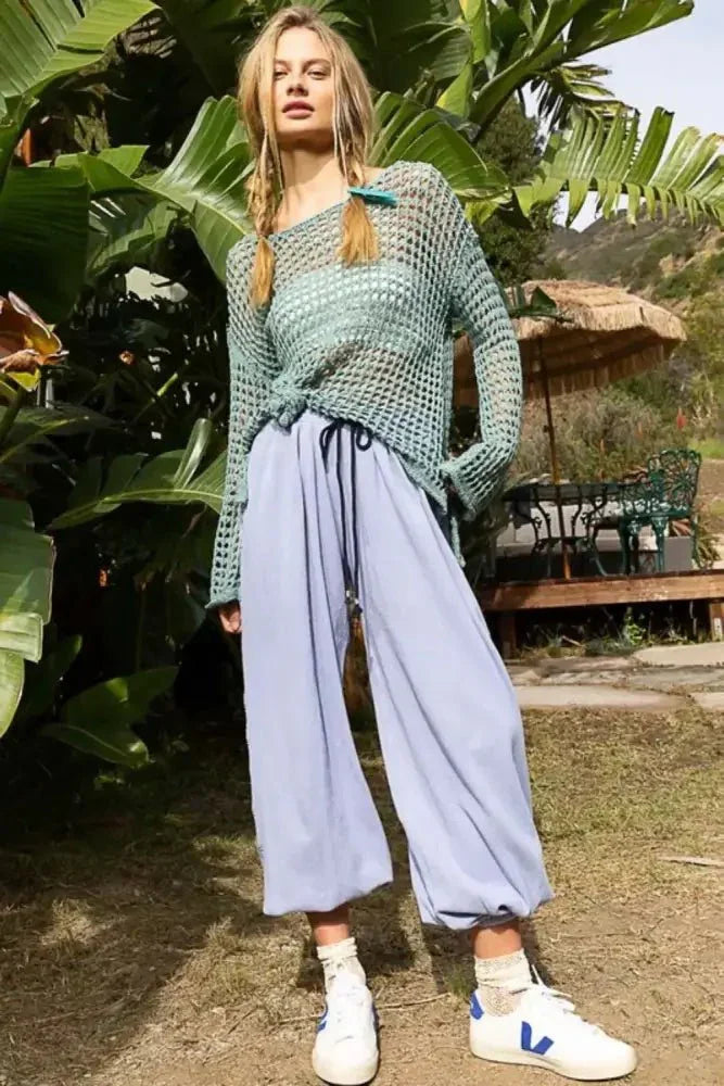 POL Side Slit Openwork Long Sleeve Knit Cover Up - Update AvenueTrendsi100100741801763100100741801763b9c2070f - 6da0 - 4afa - 9f9d - a64043a21328 - MaxDUSKY TEAL