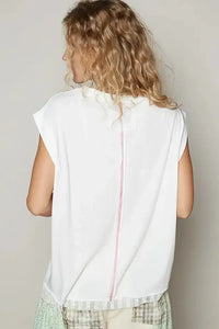 POL Star Patch Studded Sleeveless T-Shirt with Lace Hem - Update AvenueT-ShirtsTrendsi100100094991954100100094991954767aac3d - 78b8 - 457e - a600 - 219159725f25 - Max - OriginWhite