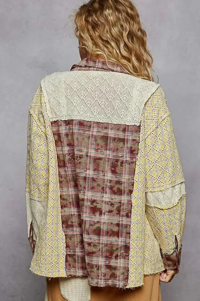 POL Studded Contrast Plaid Long Sleeve Shirt - Update AvenueTrendsi100100979031755100100979031755b76e1d40 - dbca - 46fa - ba9b - 5880e6534f0f - Max - OriginDark Brown