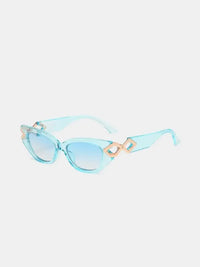 Polycarbonate Frame Cat-Eye Sunglasses