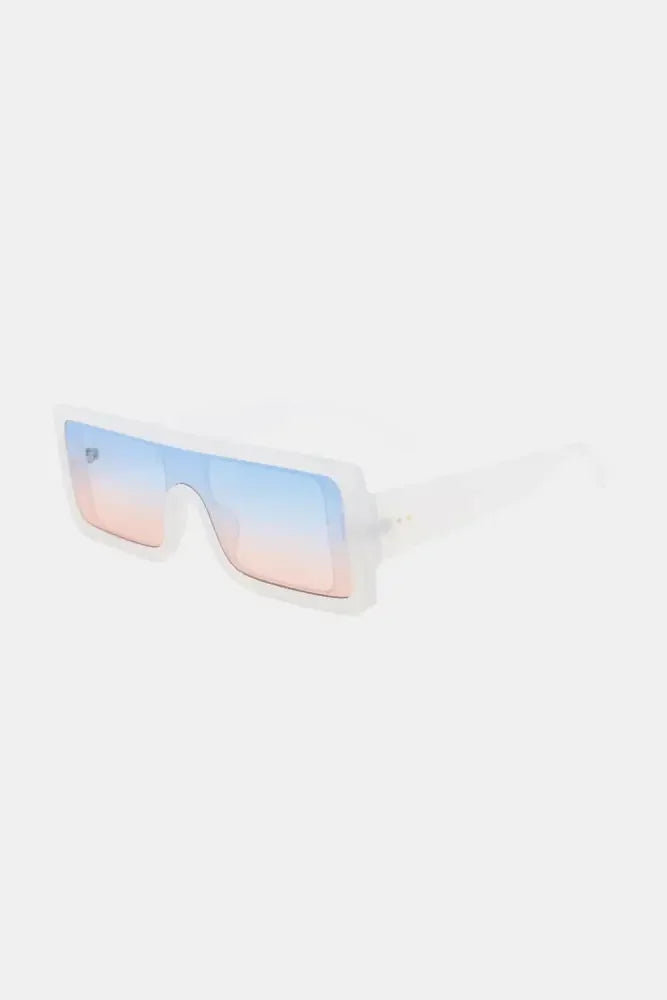 Polycarbonate Frame Rectangle Sunglasses