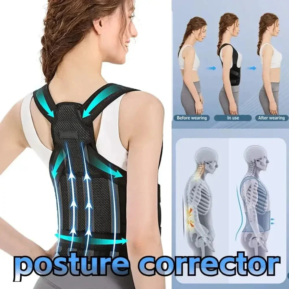 Posture Corrector Back Orthopedic Straps for Men and Women Fully Adjustable Spinal Brace Comfortable Effective Upper Back Brace - Update AvenueVaiquela Wholesale Store491:201452307491:201452307Posture Corrector Back Orthopedic Straps for Men and Women Fully Adjustable Spinal Brace Comfortable Effective Upper Back Brace - Update AvenuesXLARGE