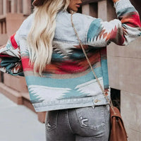 Printed Button Down Denim Shacket - Update AvenueTrendsi100100799190239100100799190239d330786eb3554389b5806af77c409613 - MaxLight