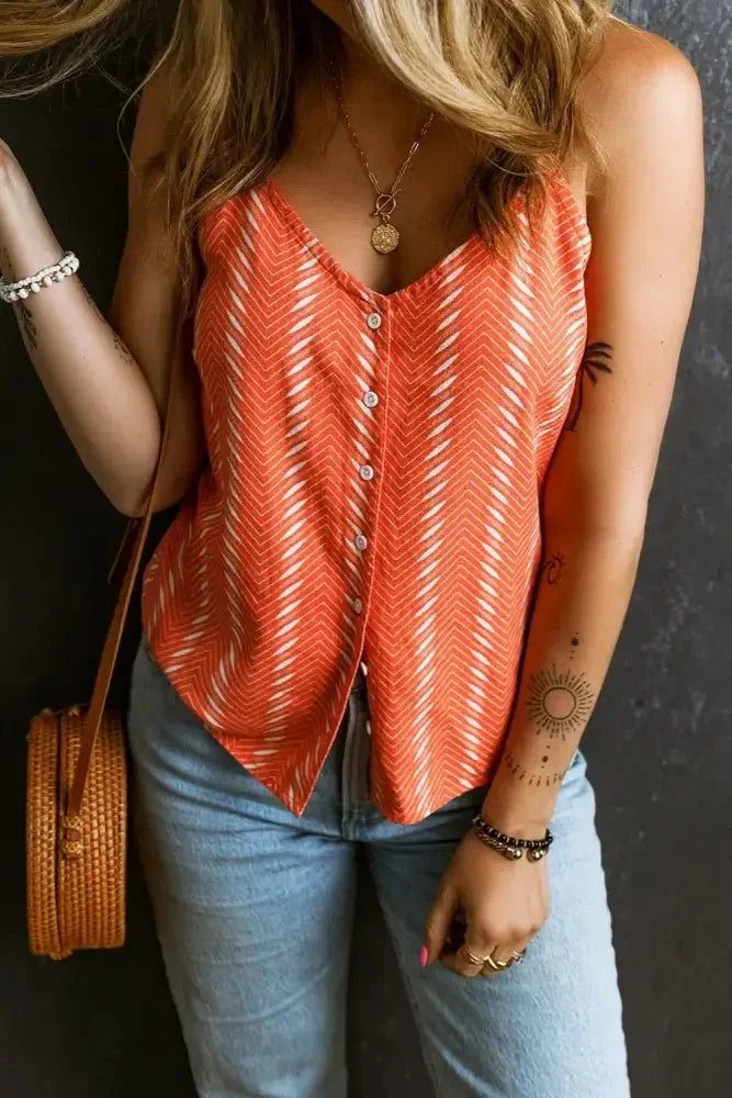 Printed Button Up V - Neck Cami - Update AvenueFestival VibesTrendsi1001001246012591001001246012593f5101cf - 4e75 - 492f - 87d0 - 39e9579a29b1 - MaxOrange