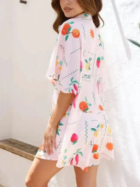 Printed Collared Neck Half Sleeve Romper - Update AvenueVacation StyleTrendsi1001004829310261001004829310269f5a4484 - b81e - 4789 - 8ad8 - 3ce6ba123800 - MaxBlush Pink