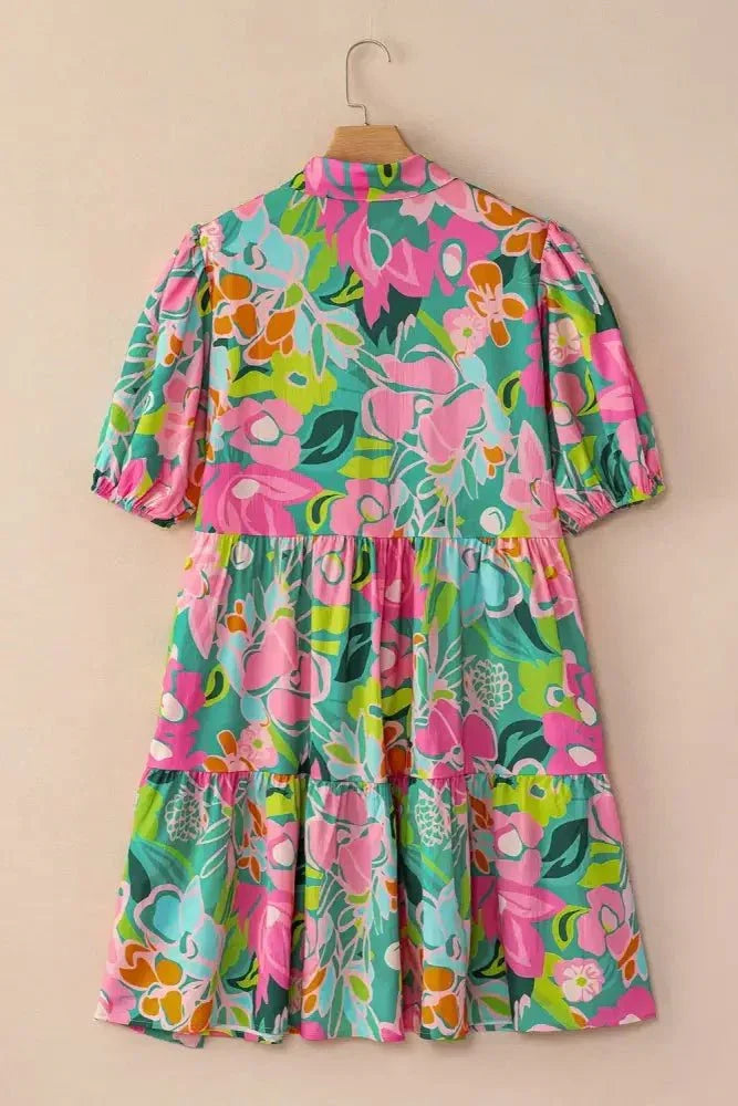 Printed Collared Neck Puff Sleeve Mini Dress - Update AvenueVacation StyleTrendsi100100350081377100100350081377fc83d25e - 2290 - 47ff - bac6 - 52cbaa902e93 - MaxFloral