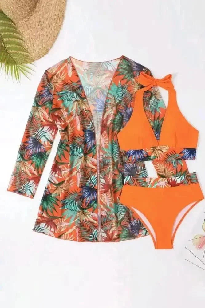 Printed Halter Neck Three - Piece Swim Set - Update AvenueTrendsi100100831191046100100831191046903c7a99 - 168b - 40f0 - 8185 - e3dba2c32724 - MaxTangerine