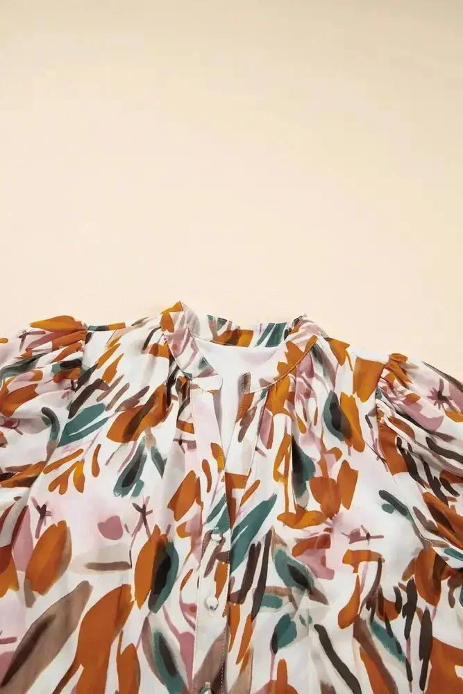 Printed Notched Short Sleeve Mini Dress - Update AvenueVacation StyleTrendsi100100338786924100100338786924aa3c6f9d - c30a - 4d80 - 8409 - b56a19b181a3 - MaxBrown