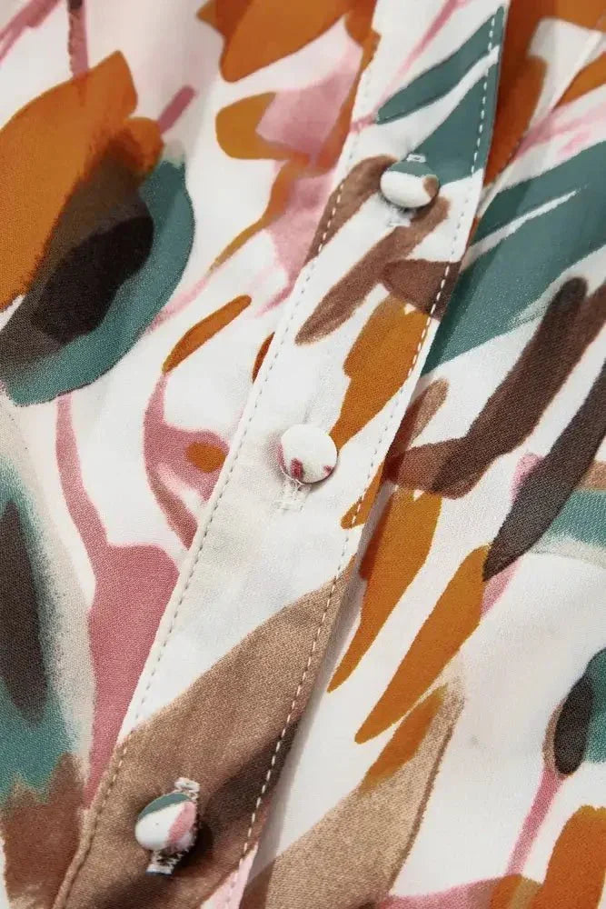 Printed Notched Short Sleeve Mini Dress - Update AvenueVacation StyleTrendsi10010033878692410010033878692479742bb6 - 05d1 - 4dc5 - ac3f - b2bb8d095b9c - MaxBrown