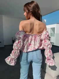 Printed Off - Shoulder Flounce Sleeve Blouse - Update AvenueVacation StyleTrendsi100100928004913100100928004913054dd0bd - 8bde - 4207 - b106 - 831c47bcbd61 - MaxBlush Pink
