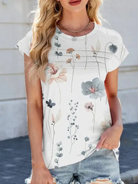Printed Round Neck Cap Sleeve Top - Update AvenueT-ShirtsTrendsi10010072627824310010072627824348a7c8e1 - 023e - 42bc - b95b - 3fa2b3db7bd3 - Max - OriginWhite