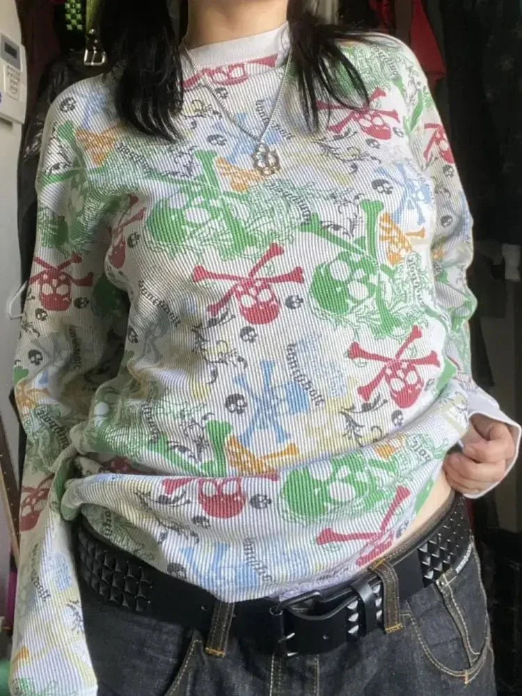 Printed Round Neck Long Sleeve T-Shirt - Update AvenueT-ShirtsTrendsi100100149401238100100149401238cb1af7df - 613c - 4488 - b8b4 - 05b1a5da64aa - MaxWhite