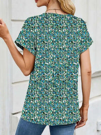 Printed Round Neck Short Sleeve Top - Update AvenueT-ShirtsTrendsi100100212588575100100212588575df86fe63 - 8194 - 4e28 - bc4e - 1cbe80608823 - Max - OriginGreen