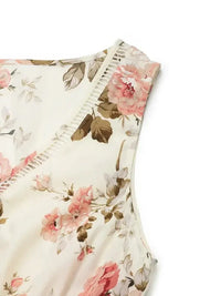 Printed Ruffled Hem V - Neck Sleeveless Dress - Update AvenueEffortless Elegance: DressesTrendsi100100182111748100100182111748717e94d8 - c122 - 4fe8 - a8f8 - 5ce12ee8b497 - MaxCream