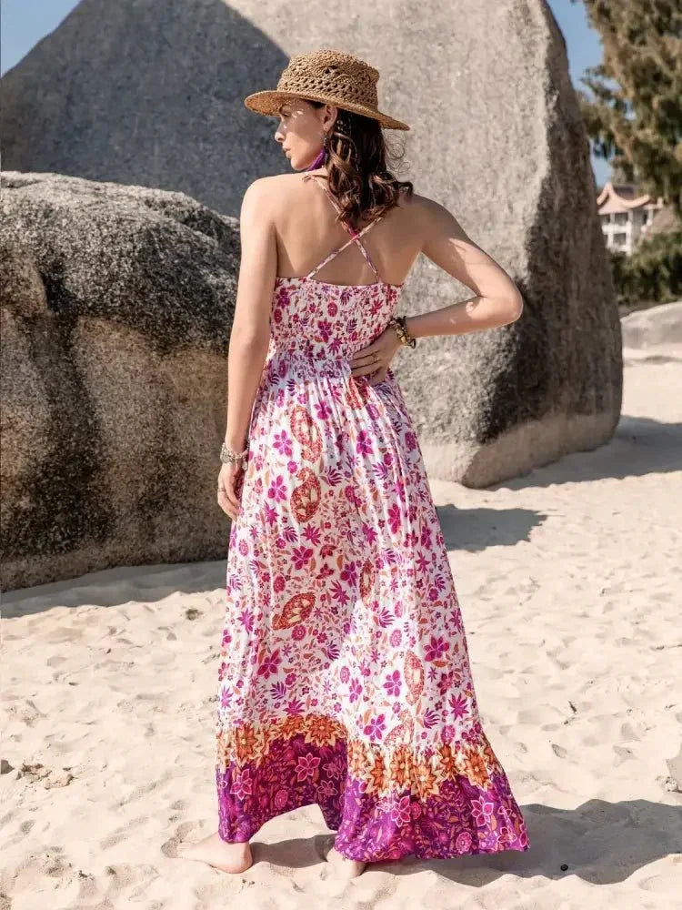 Printed Scoop Neck Cami Dress - Update AvenueBoho VibesTrendsi100100559621559100100559621559898c8977 - 6941 - 42af - b772 - f80a09c417ee - Max - OriginHeliotrope Purple