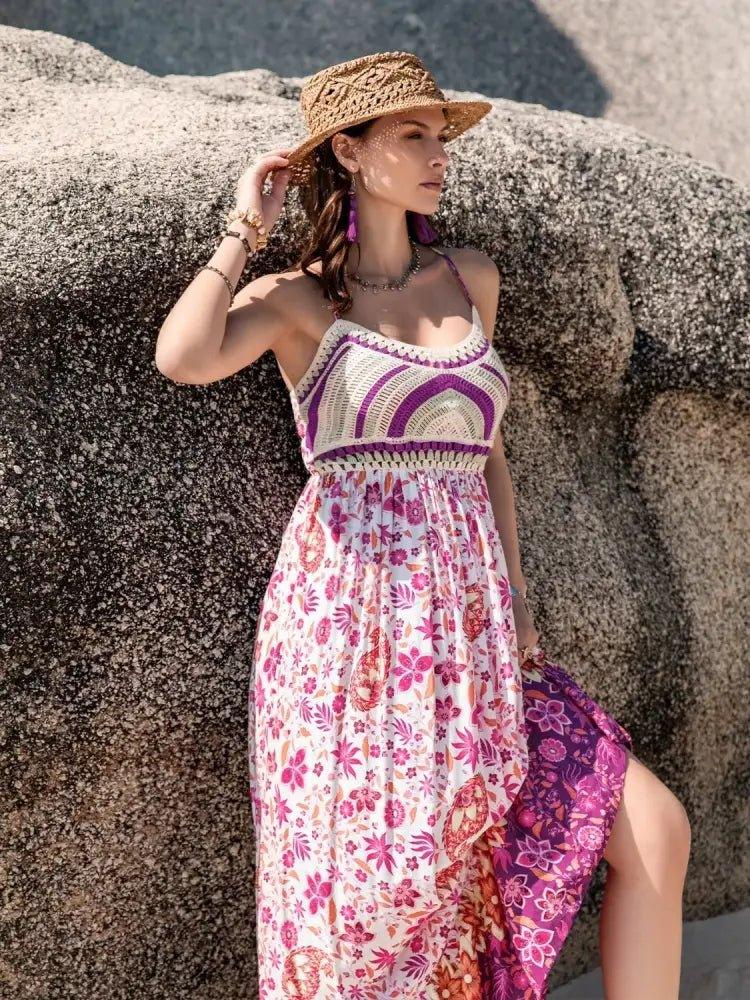 Printed Scoop Neck Cami Dress - Update AvenueBoho VibesTrendsi1001005596215591001005596215596d21ea98 - 16c7 - 4b64 - a937 - ef088ee50fc8 - Max - OriginHeliotrope Purple