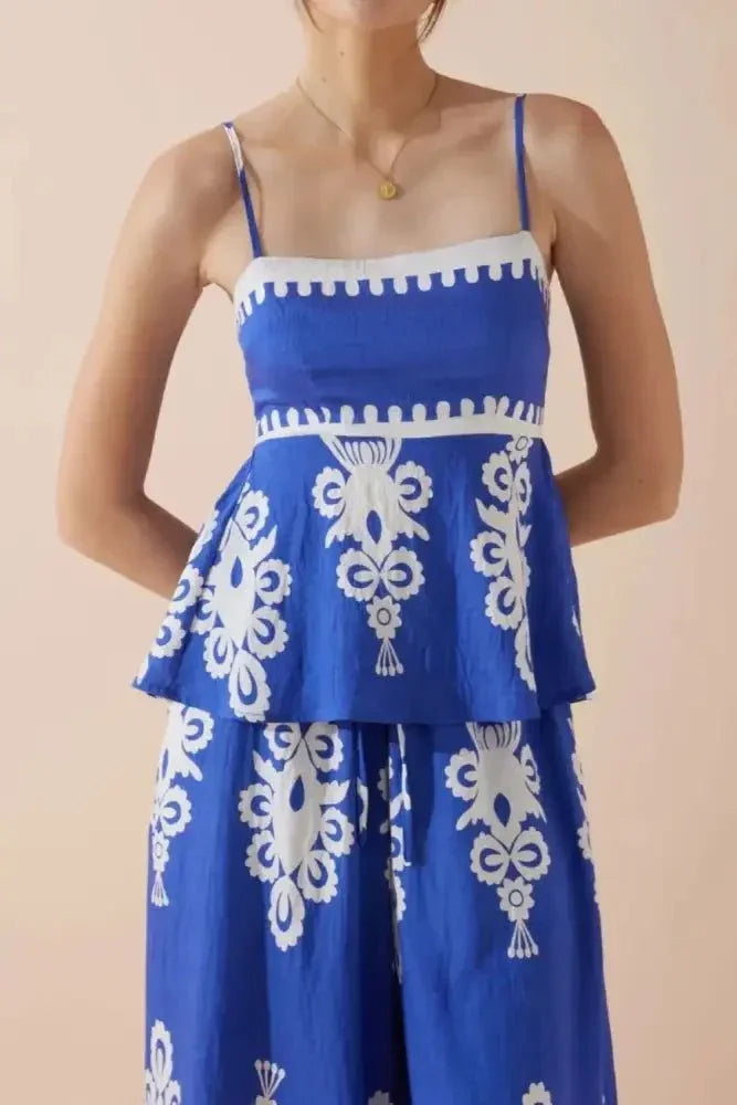Printed Square Neck Cami and Wide Leg Pants Set - Update AvenueBoho VibesTrendsi1001000061919751001000061919750808b0bd - 25cf - 4cc4 - b9e1 - 9948a8d7722c - Max - OriginBlue