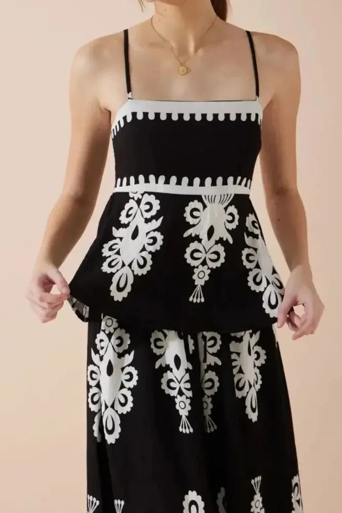 Printed Square Neck Cami and Wide Leg Pants Set - Update AvenueBoho VibesTrendsi1001000061991661001000061991665c68c2a4 - 92c5 - 4cae - a625 - b2091c87718b - Max - OriginBlack
